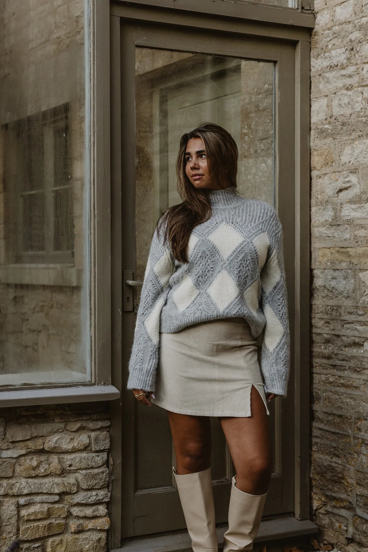 VMLULA Short Skirt - Oatmeal